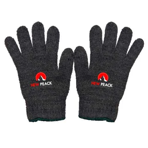 Custom Logo Cotton Knitted Safety Gloves